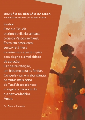 Bênção da mesa | 12.04.2026